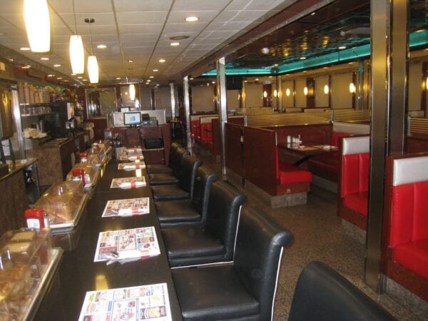Wider Sitting Space In The New Monmouth Diner
